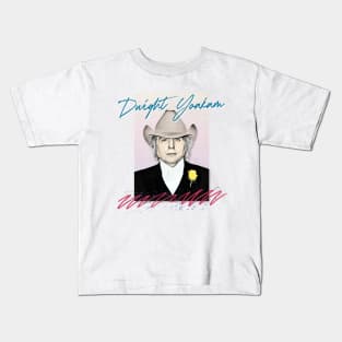 Dwight Yoakam #2 --  80s Styled Retro Design Kids T-Shirt